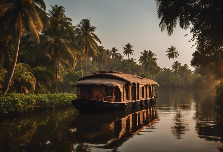 ultra luxury houseboats in Alleppey